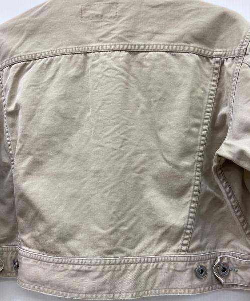 Calvin Klein（カルバンクライン）Calvin Klein (カルバンクライン) デニムジャケット ベージュ サイズ:Mの古着・服飾アイテム
