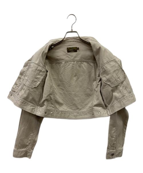 Calvin Klein（カルバンクライン）Calvin Klein (カルバンクライン) デニムジャケット ベージュ サイズ:Mの古着・服飾アイテム