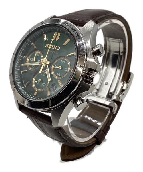 SEIKO（セイコー）SEIKO (セイコー) SEIKO　スピリット　クロノグラフ グリーンの古着・服飾アイテム