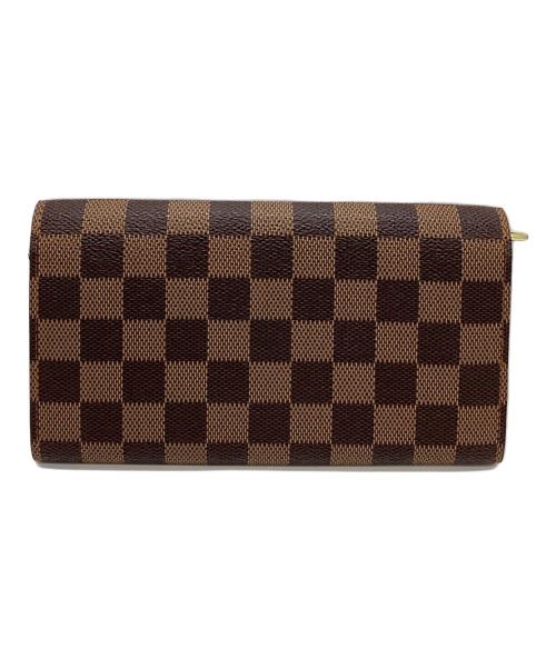 LOUIS VUITTON（ルイ ヴィトン）LOUIS VUITTON (ルイ ヴィトン) LOUIS VUITTON　ダミエ　ポルトフォイユ・サラ　長財布 ブラウンの古着・服飾アイテム