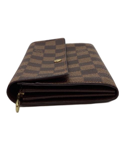 LOUIS VUITTON（ルイ ヴィトン）LOUIS VUITTON (ルイ ヴィトン) LOUIS VUITTON　ダミエ　ポルトフォイユ・サラ　長財布 ブラウンの古着・服飾アイテム