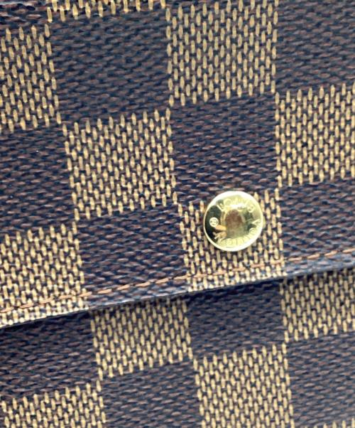 LOUIS VUITTON（ルイ ヴィトン）LOUIS VUITTON (ルイ ヴィトン) LOUIS VUITTON　ダミエ　ポルトフォイユ・サラ　長財布 ブラウンの古着・服飾アイテム
