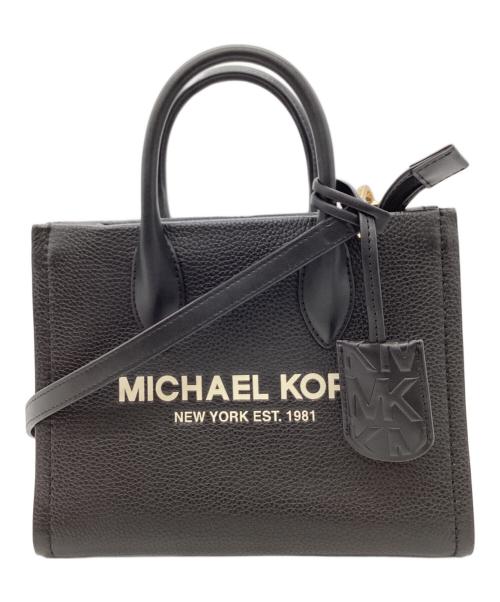 MICHAEL KORS（マイケルコース）MICHAEL KORS (マイケルコース) MICHAEL KORS　MIERLLA  トップジップショッパートート ブラックの古着・服飾アイテム