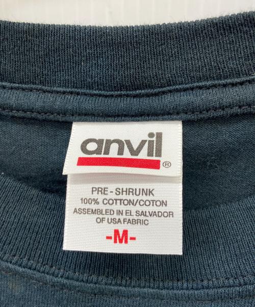 anvil（アンヴィル）anvil (アンヴィル) バンドTシャツ ブラック×ホワイト サイズ:Mの古着・服飾アイテム