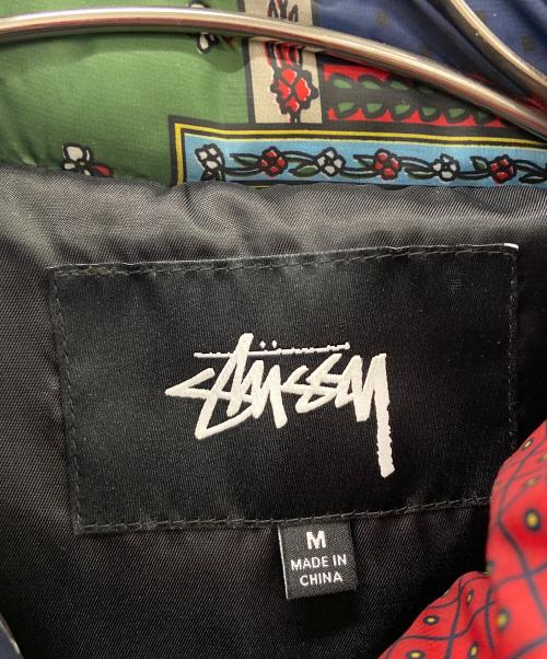 stussy（ステューシー）stussy (ステューシー) ダウンジャケット ネイビー×ブルー サイズ:Mの古着・服飾アイテム