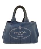 PRADAプラダ）の古着「PRADA　カナパ　ハンドバッグ」｜ブルー