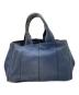 PRADA (プラダ) PRADA　カナパ　ハンドバッグ ブルー：18000円