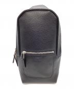 PS Paul SmithＰＳポールスミス）の古着「PS Paul Smith　ビジネスボディーバッグ」｜ブラック