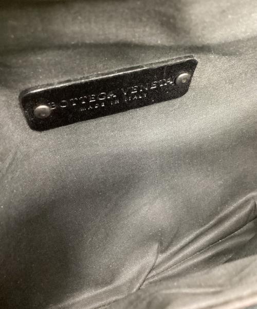 BOTTEGA VENETA（ボッテガベネタ）BOTTEGA VENETA (ボッテガベネタ) BOTTEGA VENETA　イントレチャート　ボディバッグ ブラックの古着・服飾アイテム