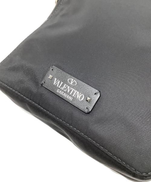 VALENTINO（ヴァレンティノ）VALENTINO (ヴァレンティノ) ナイロンクロスボディバッグ ブラック サイズ:なしの古着・服飾アイテム