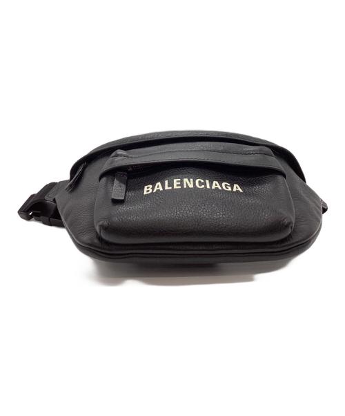 BALENCIAGA（バレンシアガ）BALENCIAGA (バレンシアガ) BALENCIAGA　エブリデイロゴベルトバッグ ブラックの古着・服飾アイテム