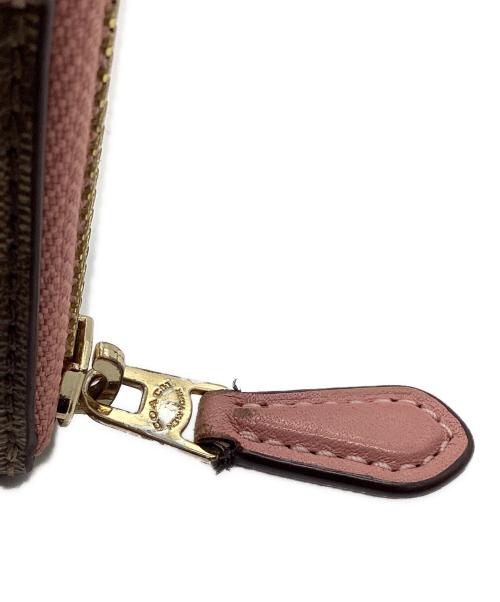 COACH（コーチ）COACH (コーチ) COACH　長財布 ピンク×ベージュの古着・服飾アイテム