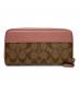 COACH (コーチ) COACH　長財布 ピンク×ベージュ：5000円