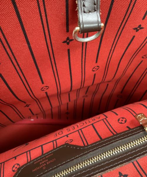 LOUIS VUITTON（ルイ ヴィトン）LOUIS VUITTON (ルイ ヴィトン) LOUIS VUITTON　ダミエ　ネヴァーフルMM　ハンドバッグ ブラウンの古着・服飾アイテム