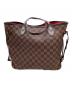 LOUIS VUITTON (ルイ ヴィトン) LOUIS VUITTON　ダミエ　ネヴァーフルMM　ハンドバッグ ブラウン：160000円