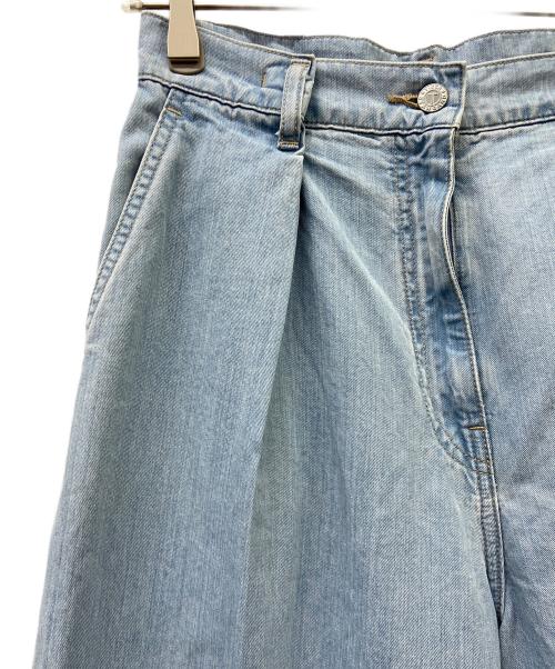 ticca（ティッカ）TICCA (ティッカ) ライトデニムタックパンツ スカイブルー サイズ:1の古着・服飾アイテム