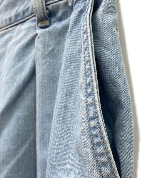 ticca（ティッカ）TICCA (ティッカ) ライトデニムタックパンツ スカイブルー サイズ:1の古着・服飾アイテム