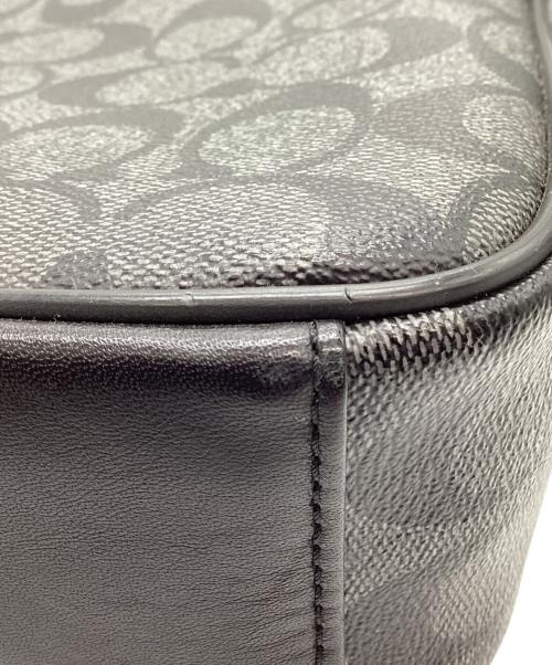 COACH（コーチ）COACH (コーチ) COACH　シグネチャー　ショルダーバッグ ブラックの古着・服飾アイテム
