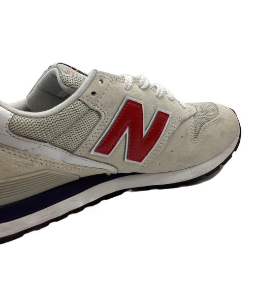NEW BALANCE（ニューバランス）NEW BALANCE (ニューバランス) NEW BALANCE　スニーカー アイボリー×ライトグレー サイズ:27㎝の古着・服飾アイテム
