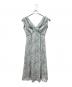 HER LIP TO（ハーリップトゥ）の古着「Lace Trimmed Floral Dress」｜グリーン×ホワイト