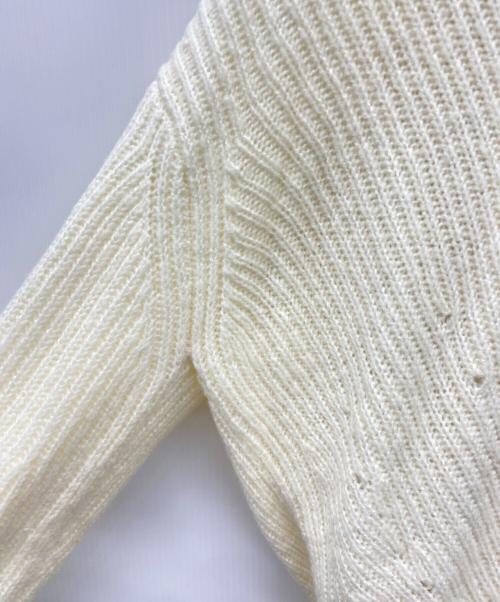 Snidel（スナイデル）Snidel (スナイデル) 長袖ワンピース ホワイト×ベージュ サイズ:SIZE1 未使用品の古着・服飾アイテム