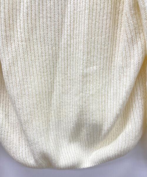 Snidel（スナイデル）Snidel (スナイデル) 長袖ワンピース ホワイト×ベージュ サイズ:SIZE1 未使用品の古着・服飾アイテム