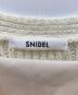 Snidel (スナイデル) 長袖ワンピース ホワイト×ベージュ サイズ:SIZE1 未使用品：5000円