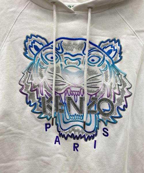 KENZO（ケンゾー）KENZO (ケンゾー) プルオーバーパーカー ホワイト サイズ:Mの古着・服飾アイテム