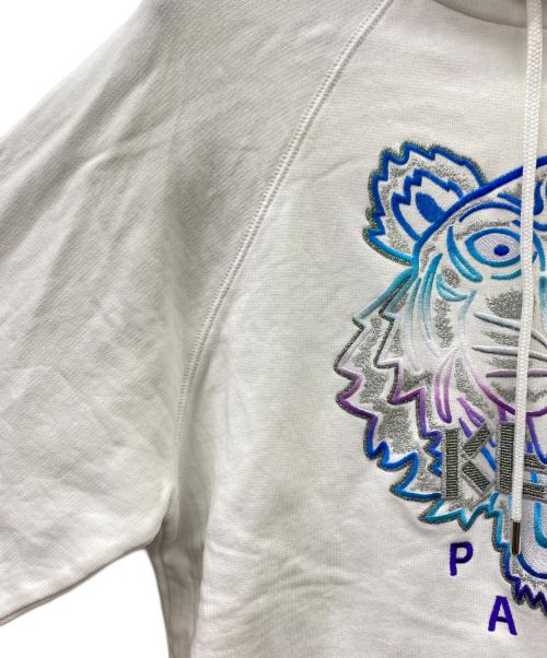 KENZO（ケンゾー）KENZO (ケンゾー) プルオーバーパーカー ホワイト サイズ:Mの古着・服飾アイテム