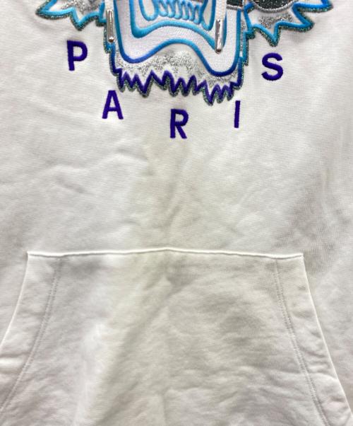 KENZO（ケンゾー）KENZO (ケンゾー) プルオーバーパーカー ホワイト サイズ:Mの古着・服飾アイテム