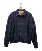 POLO RALPH LAURENポロ・ラルフローレン）の古着「フリーススイングトップ」｜ネイビー×グリーン