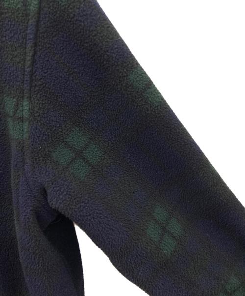 POLO RALPH LAUREN（ポロ・ラルフローレン）POLO RALPH LAUREN (ポロ・ラルフローレン) フリーススイングトップ ネイビー×グリーン サイズ:XLの古着・服飾アイテム