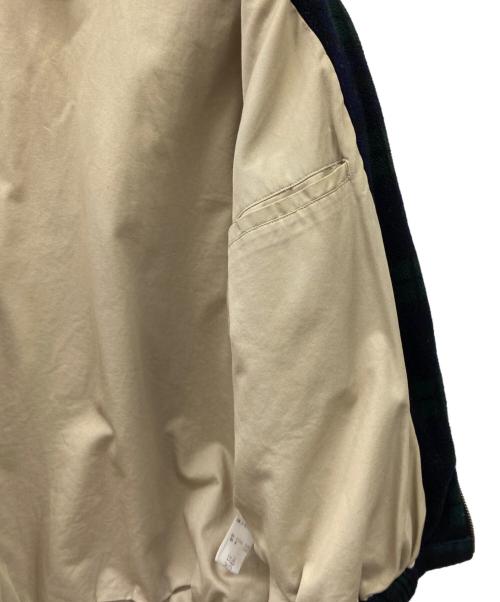 POLO RALPH LAUREN（ポロ・ラルフローレン）POLO RALPH LAUREN (ポロ・ラルフローレン) フリーススイングトップ ネイビー×グリーン サイズ:XLの古着・服飾アイテム