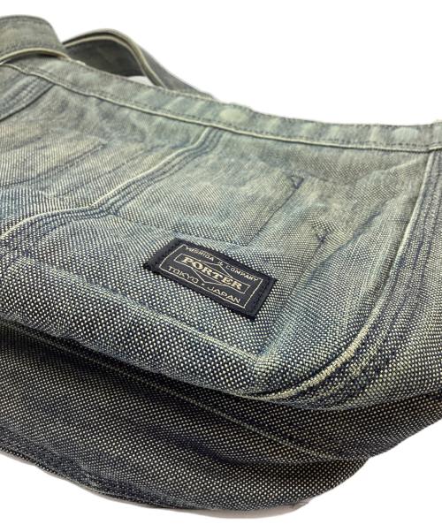 PORTER（ポーター）PORTER (ポーター) PORTER　DEEPER　ショルダーバッグ インディゴの古着・服飾アイテム