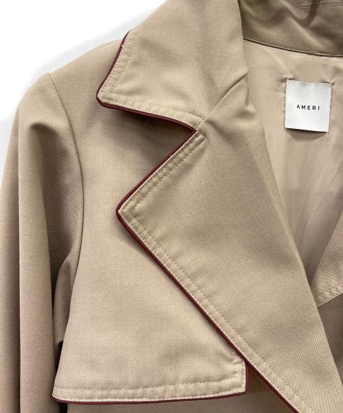 Ameri（アメリ）AMERI (アメリ) バックプリーツレイヤードコート グレー サイズ:Freeの古着・服飾アイテム