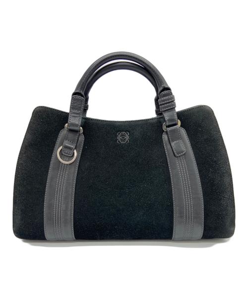 LOEWE（ロエベ）LOEWE (ロエベ) ハンドバッグ　カモッシオ・アナグラム ブラックの古着・服飾アイテム