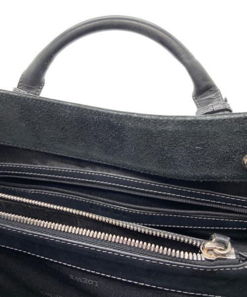 LOEWE（ロエベ）LOEWE (ロエベ) ハンドバッグ　カモッシオ・アナグラム ブラックの古着・服飾アイテム