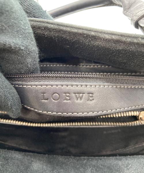 LOEWE（ロエベ）LOEWE (ロエベ) ハンドバッグ　カモッシオ・アナグラム ブラックの古着・服飾アイテム