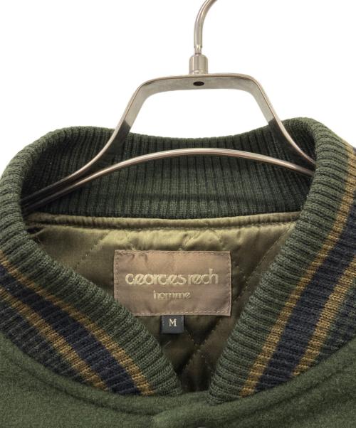 GEORGES RECH（ジョルジュレッシュ）GEORGES RECH (ジョルジュレッシュ) GEORGES RECH　スタジャン グリーン×ブラック サイズ:Mの古着・服飾アイテム