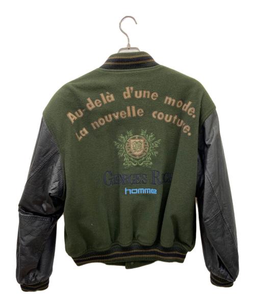 GEORGES RECH（ジョルジュレッシュ）GEORGES RECH (ジョルジュレッシュ) GEORGES RECH　スタジャン グリーン×ブラック サイズ:Mの古着・服飾アイテム