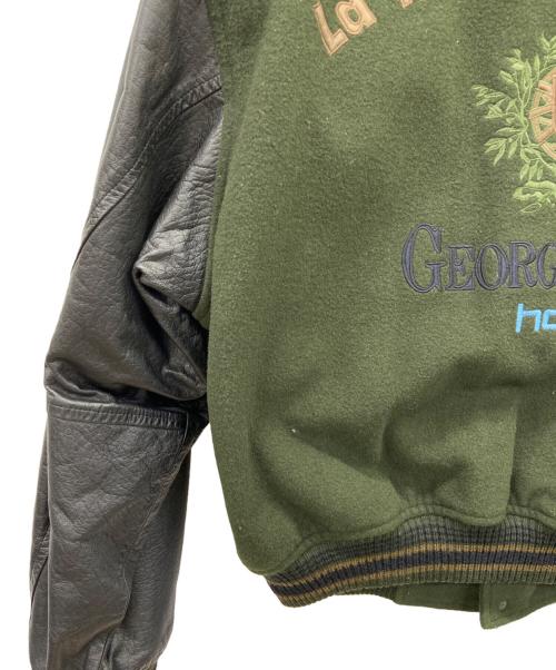 GEORGES RECH（ジョルジュレッシュ）GEORGES RECH (ジョルジュレッシュ) GEORGES RECH　スタジャン グリーン×ブラック サイズ:Mの古着・服飾アイテム
