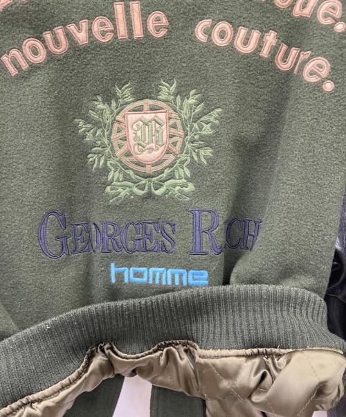GEORGES RECH（ジョルジュレッシュ）GEORGES RECH (ジョルジュレッシュ) GEORGES RECH　スタジャン グリーン×ブラック サイズ:Mの古着・服飾アイテム