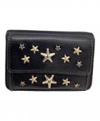 JIMMY CHOOジミーチュウ）の古着「JIMMY CHOO　3つ折り財布」｜ブラック