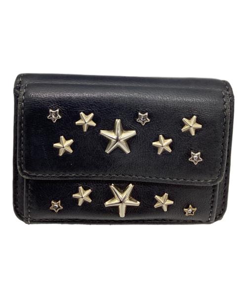 JIMMY CHOO（ジミーチュウ）JIMMY CHOO (ジミーチュウ) JIMMY CHOO　3つ折り財布 ブラックの古着・服飾アイテム