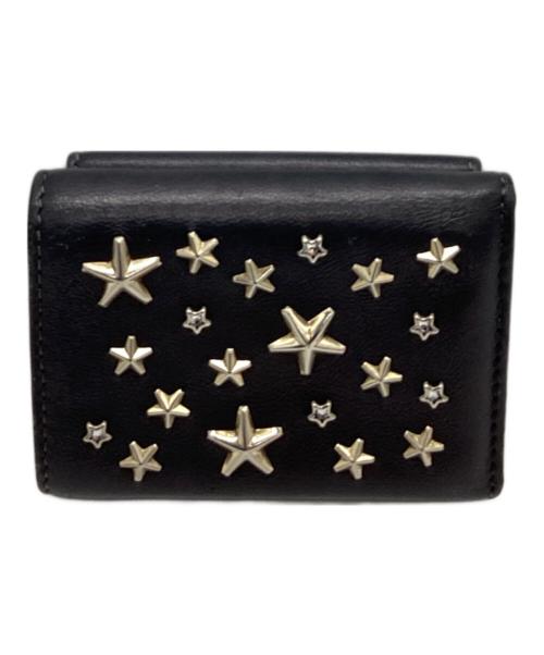 JIMMY CHOO（ジミーチュウ）JIMMY CHOO (ジミーチュウ) JIMMY CHOO　3つ折り財布 ブラックの古着・服飾アイテム