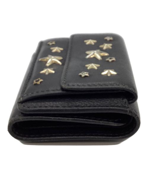 JIMMY CHOO（ジミーチュウ）JIMMY CHOO (ジミーチュウ) JIMMY CHOO　3つ折り財布 ブラックの古着・服飾アイテム
