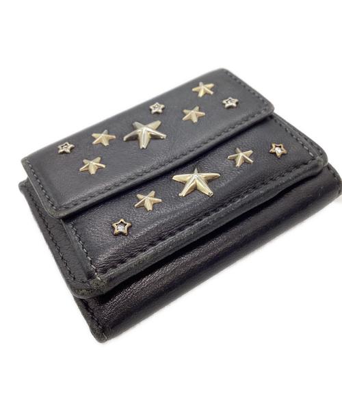 JIMMY CHOO（ジミーチュウ）JIMMY CHOO (ジミーチュウ) JIMMY CHOO　3つ折り財布 ブラックの古着・服飾アイテム