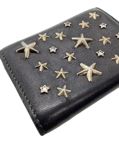 JIMMY CHOO（ジミーチュウ）JIMMY CHOO (ジミーチュウ) JIMMY CHOO　3つ折り財布 ブラックの古着・服飾アイテム