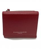 GIANNI CHIARINIジャンニ キアリーニ）の古着「GIANNI CHIARINI　コンパクトウォレット」｜ボルドー