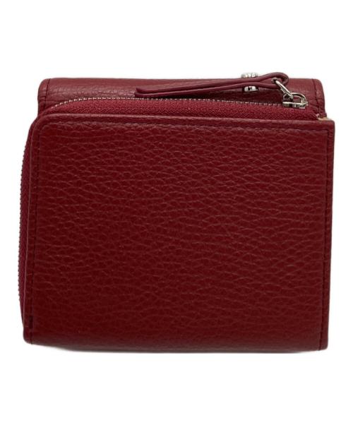 GIANNI CHIARINI（ジャンニ キアリーニ）GIANNI CHIARINI (ジャンニ キアリーニ) GIANNI CHIARINI　コンパクトウォレット ボルドーの古着・服飾アイテム